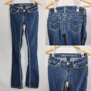 Blue Asphalt Bootcut Long Jeans Size 1